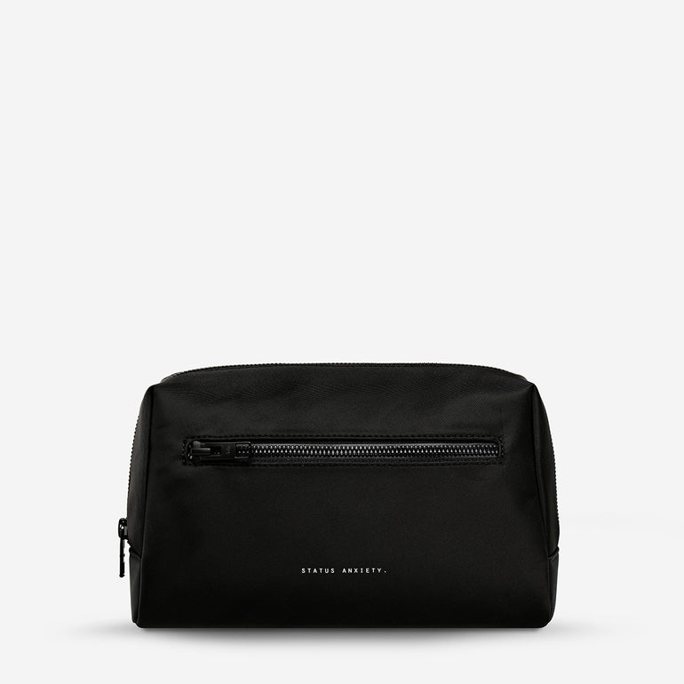 Status Anxiety Medium Hunter Toiletry Bag Black Recycled