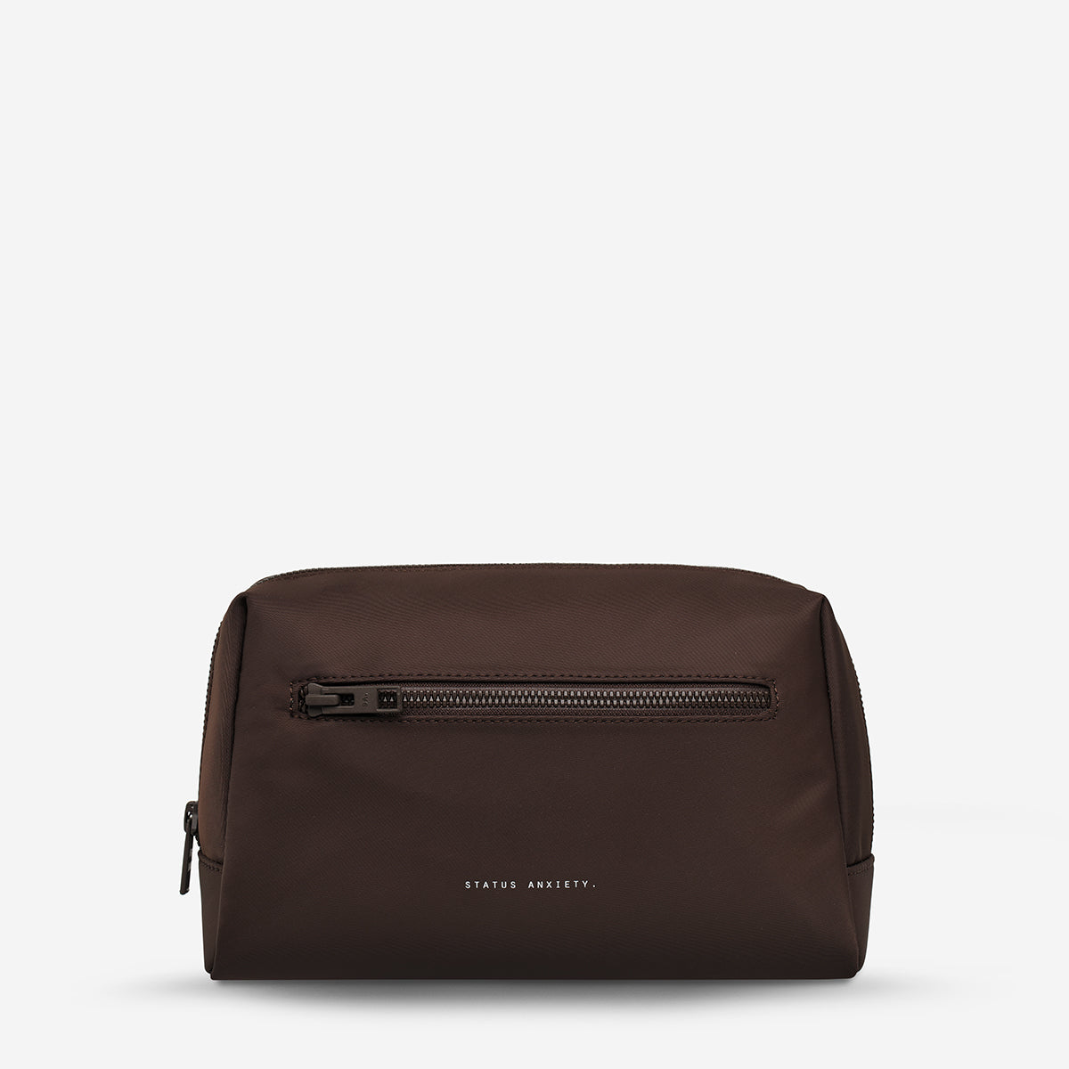 Status Anxiety Medium Hunter Toiletry Bag Truffle Recycled