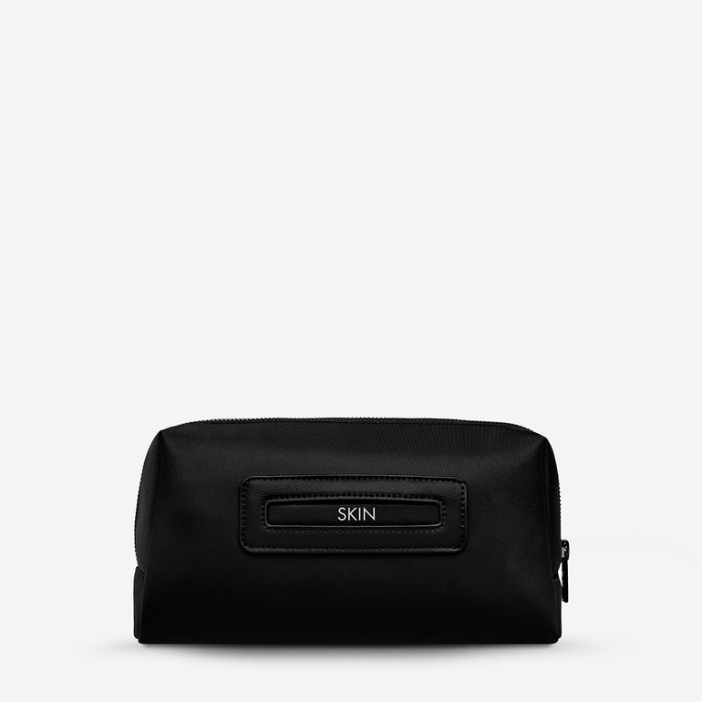 Status Anxiety Small Hunter Toiletry Bag Black Recycled