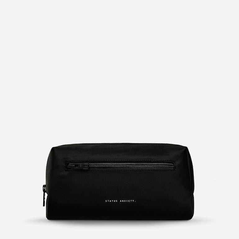 Status Anxiety Small Hunter Toiletry Bag Black Recycled