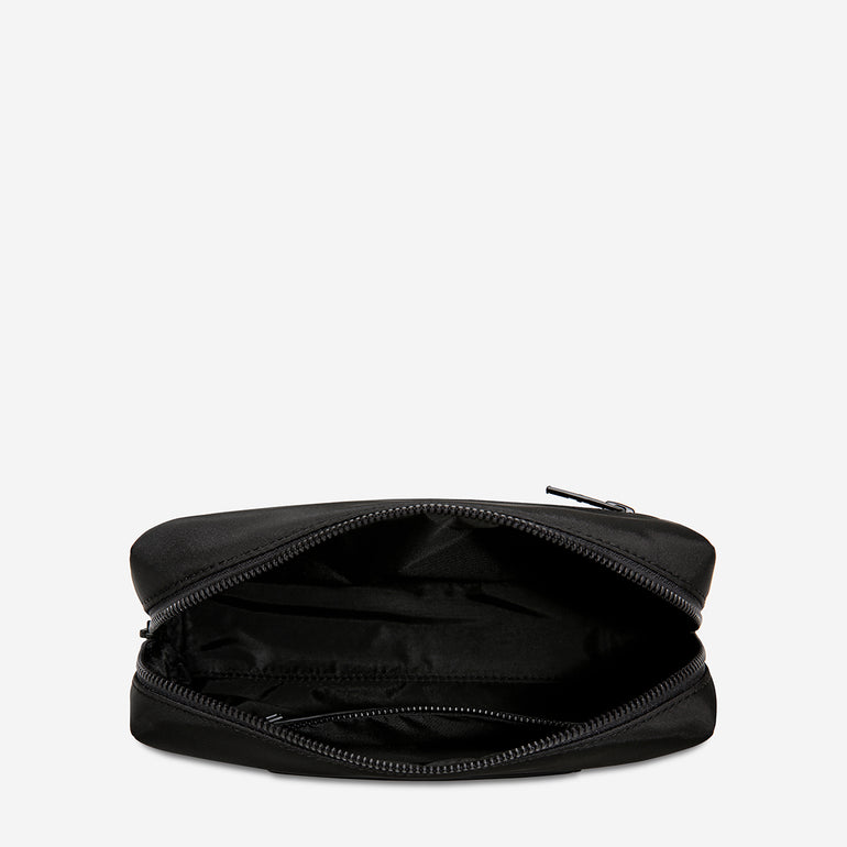 Status Anxiety Small Hunter Toiletry Bag Black Recycled