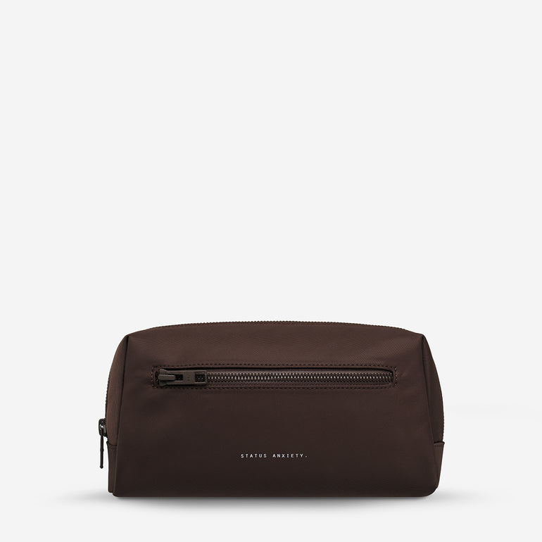 Status Anxiety Small Hunter Toiletry Bag Truffle Recycled