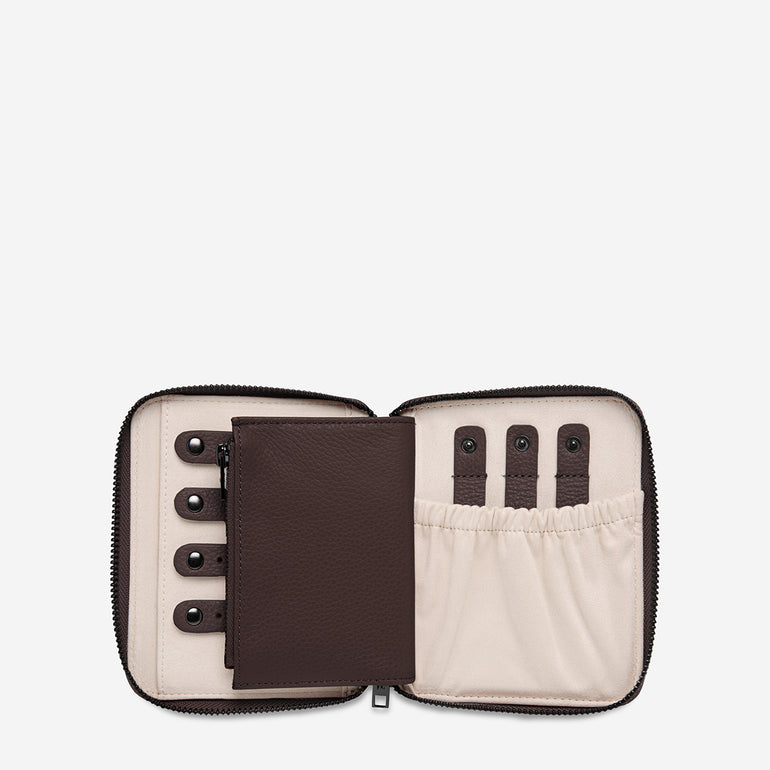 Status Anxiety Change Always Comes Jewellery Case Cocoa