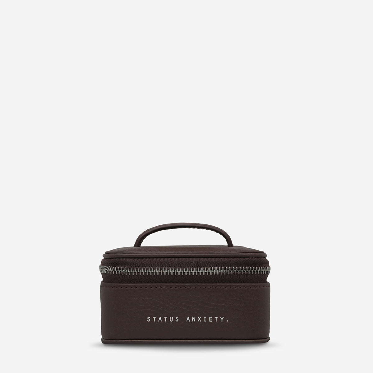 Status Anxiety Heartbreaker Leather Jewellery Case Cocoa