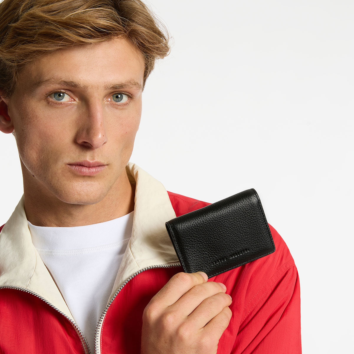 Status Anxiety Easy Does It Men's Leather Wallet Black