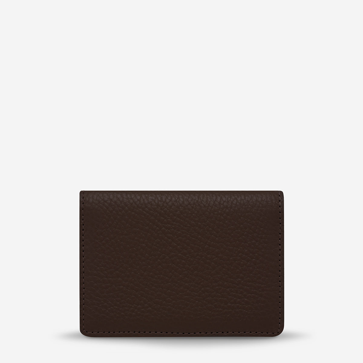 Status Anxiety Easy Does It Women's Leather Wallet Cocoa