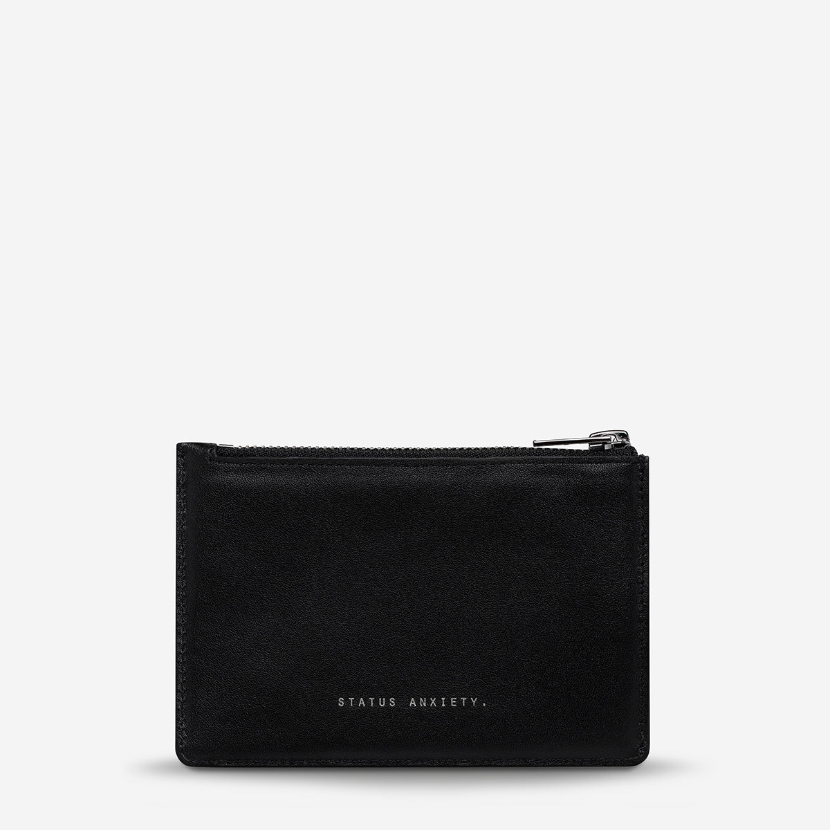 Status Anxiety Gone Again Leather Wallet Black Nappa