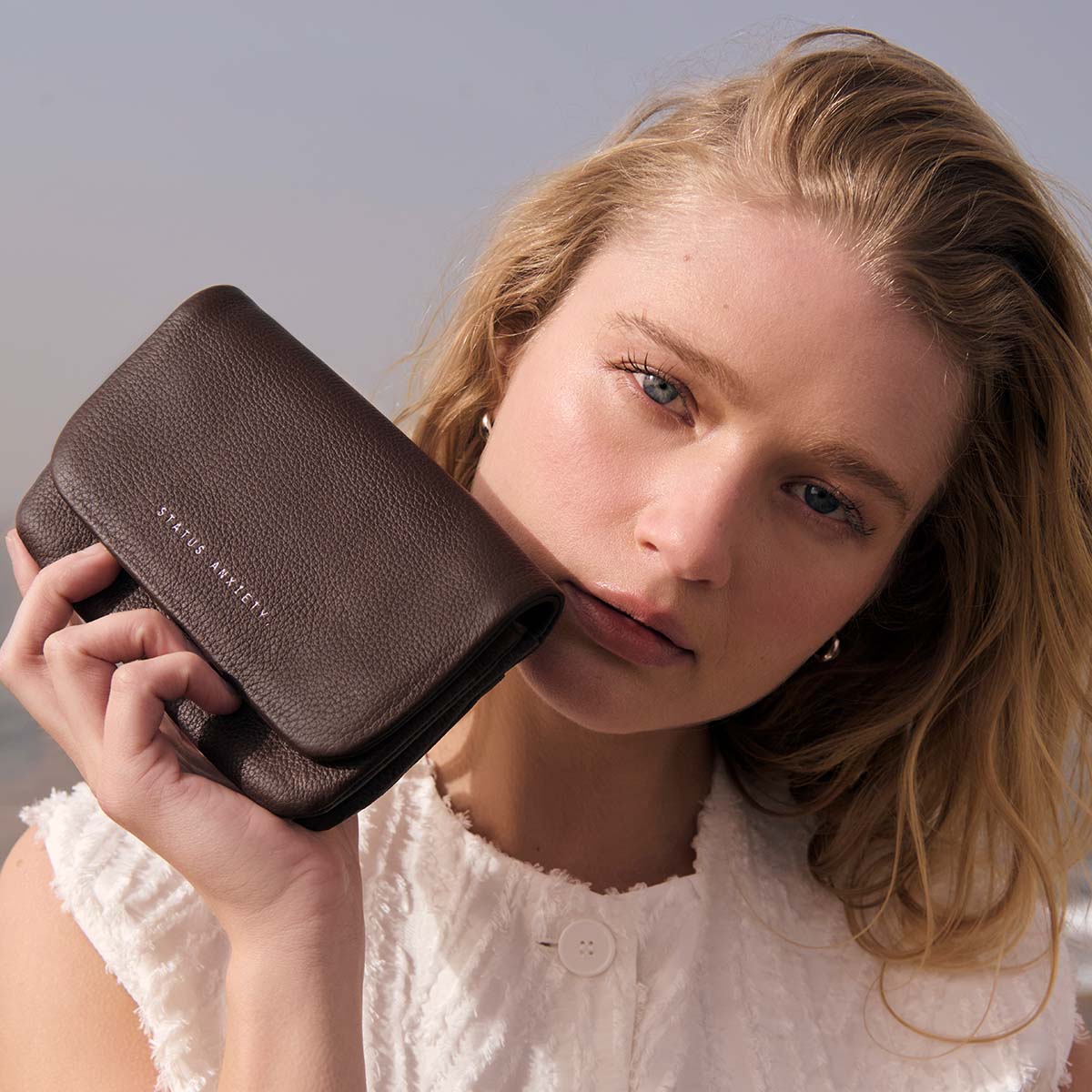 Status Anxiety Impermanent Women's Leather Wallet Cocoa