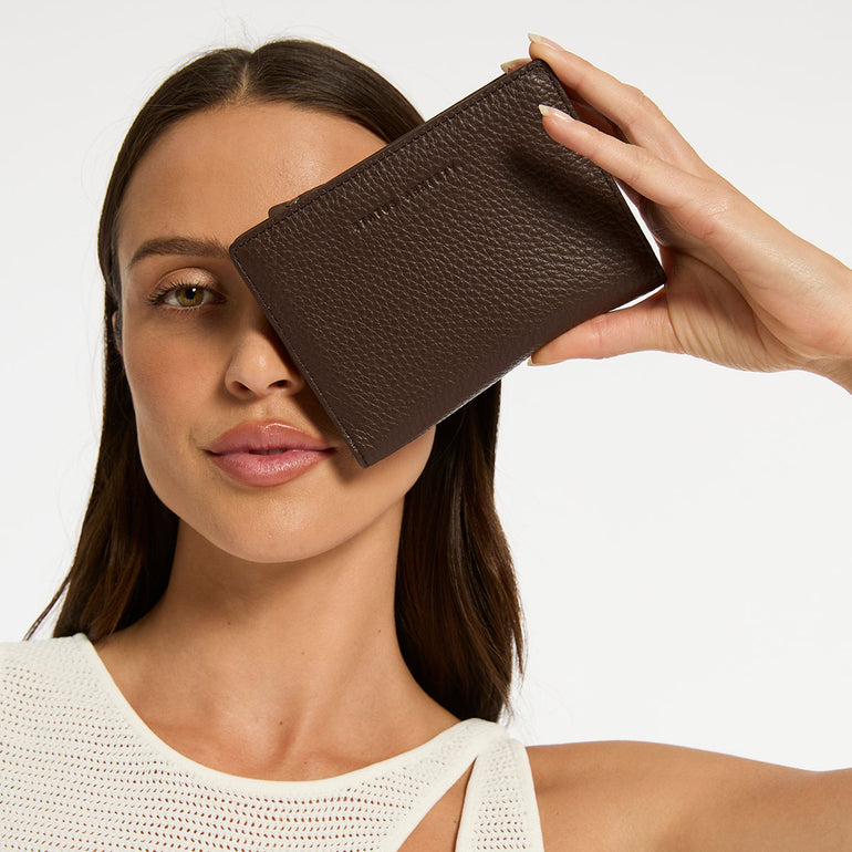 Status Anxiety Insurgency Women's Leather Wallet Cocoa