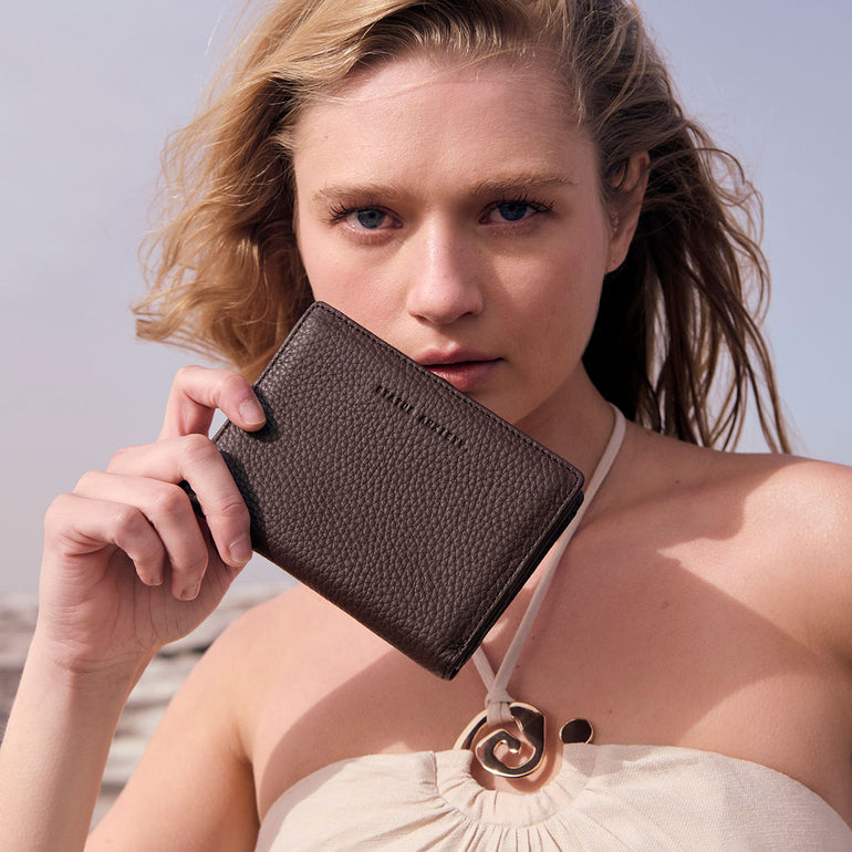 Status Anxiety Insurgency Women's Leather Wallet Cocoa