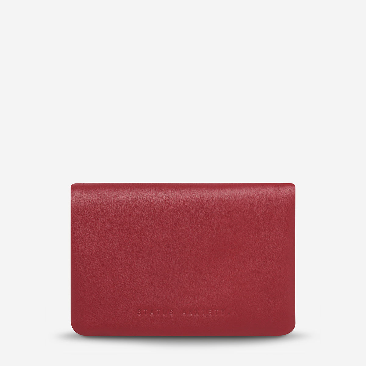 Status Anxiety Is Now Better Women's Leather Wallet Rouge Nappa