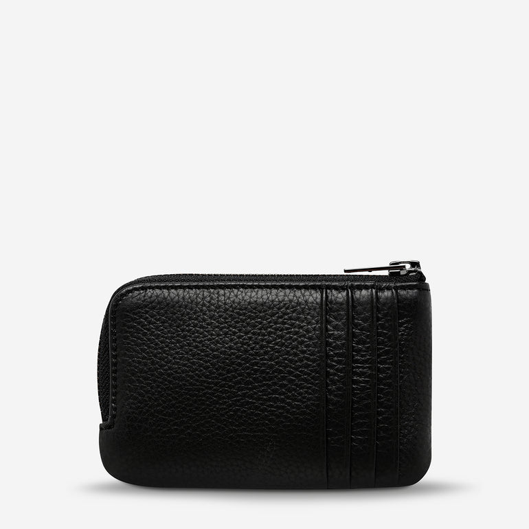 Status Anxiety Left Behind Women's Leather Pouch Black