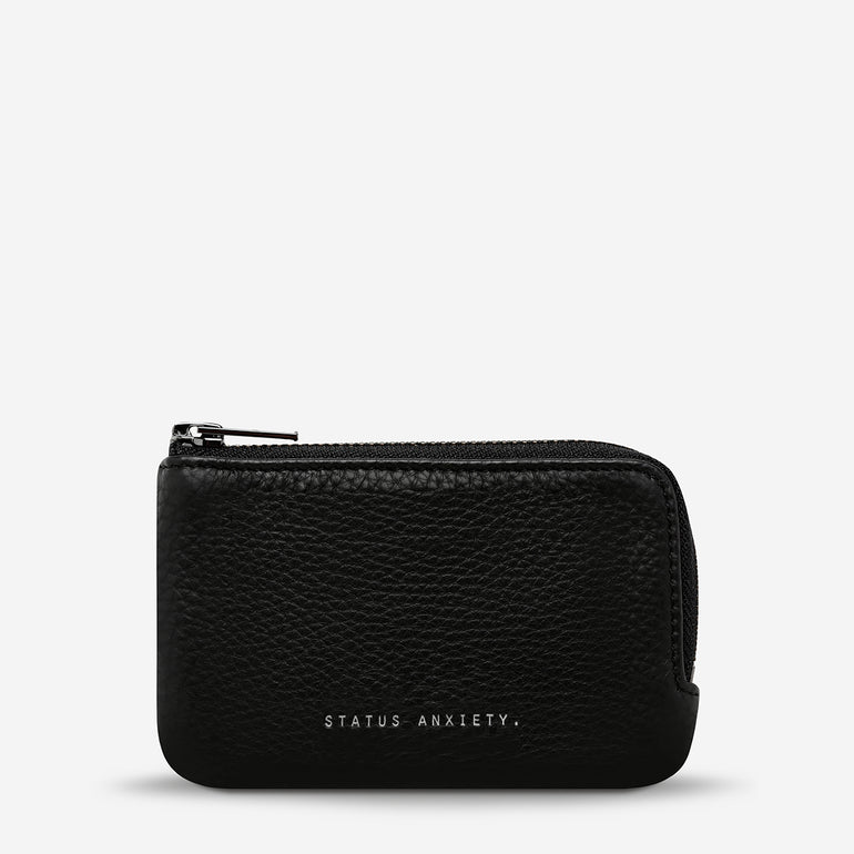 Status Anxiety Left Behind Women's Leather Pouch Black