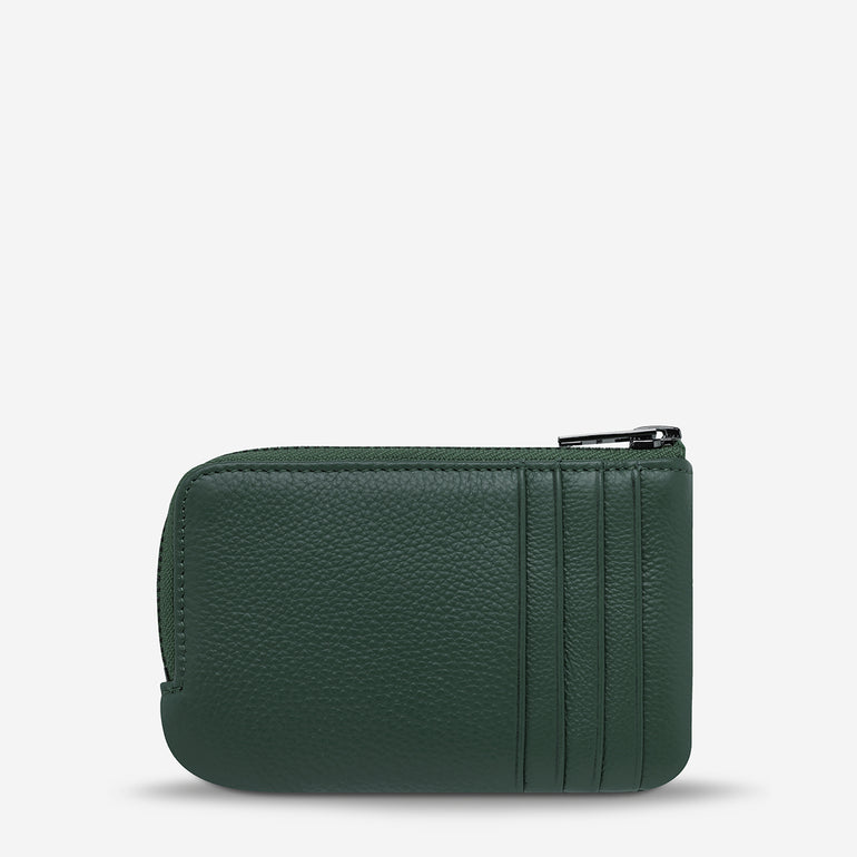 Status Anxiety Left Behind Women's Leather Pouch Teal