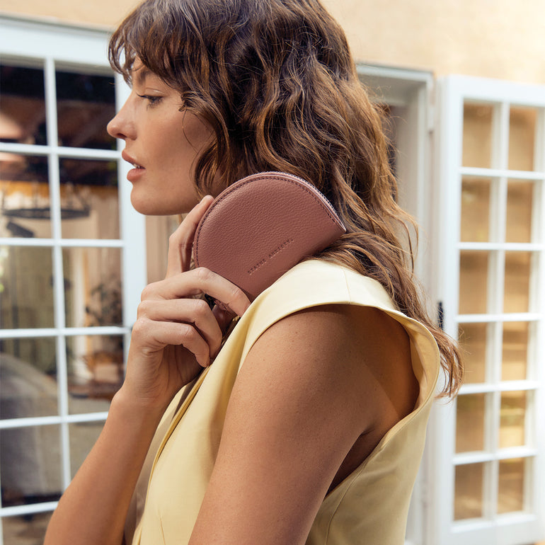 Status Anxiety Lucid Women's Leather Wallet Dusty Rose