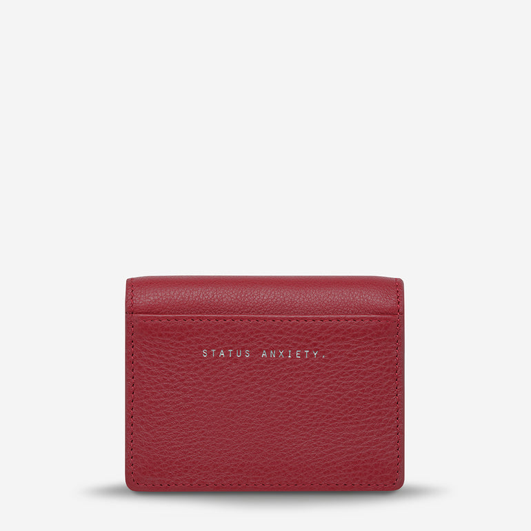 Status Anxiety Lumen Women's Leather Wallet Rouge