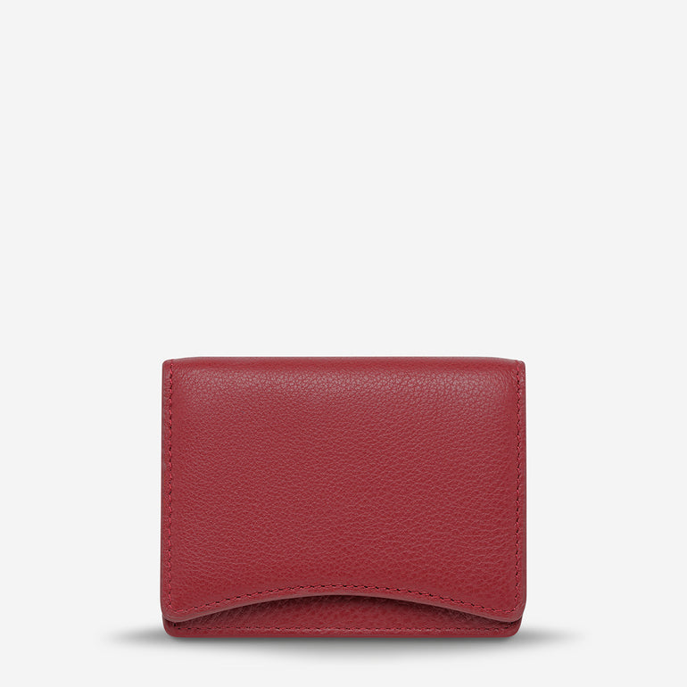 Status Anxiety Lumen Women's Leather Wallet Rouge