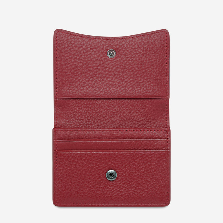 Status Anxiety Lumen Women's Leather Wallet Rouge