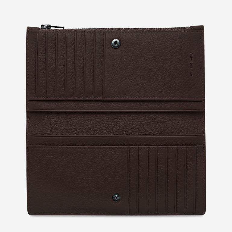 Status Anxiety Old Flame Women's Leather Wallet Cocoa