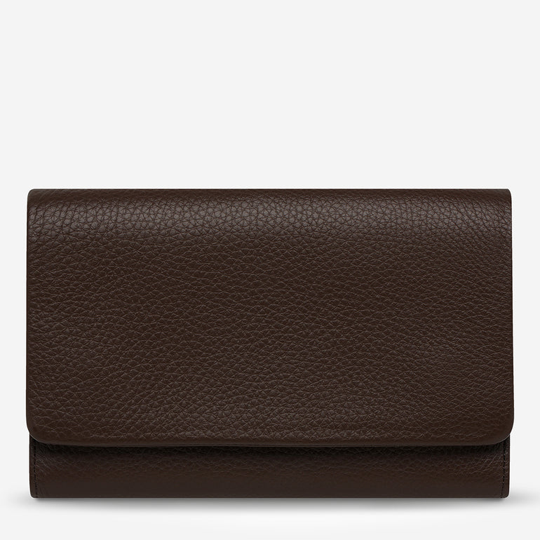Status Anxiety Remnant Women's Leather Wallet Cocoa