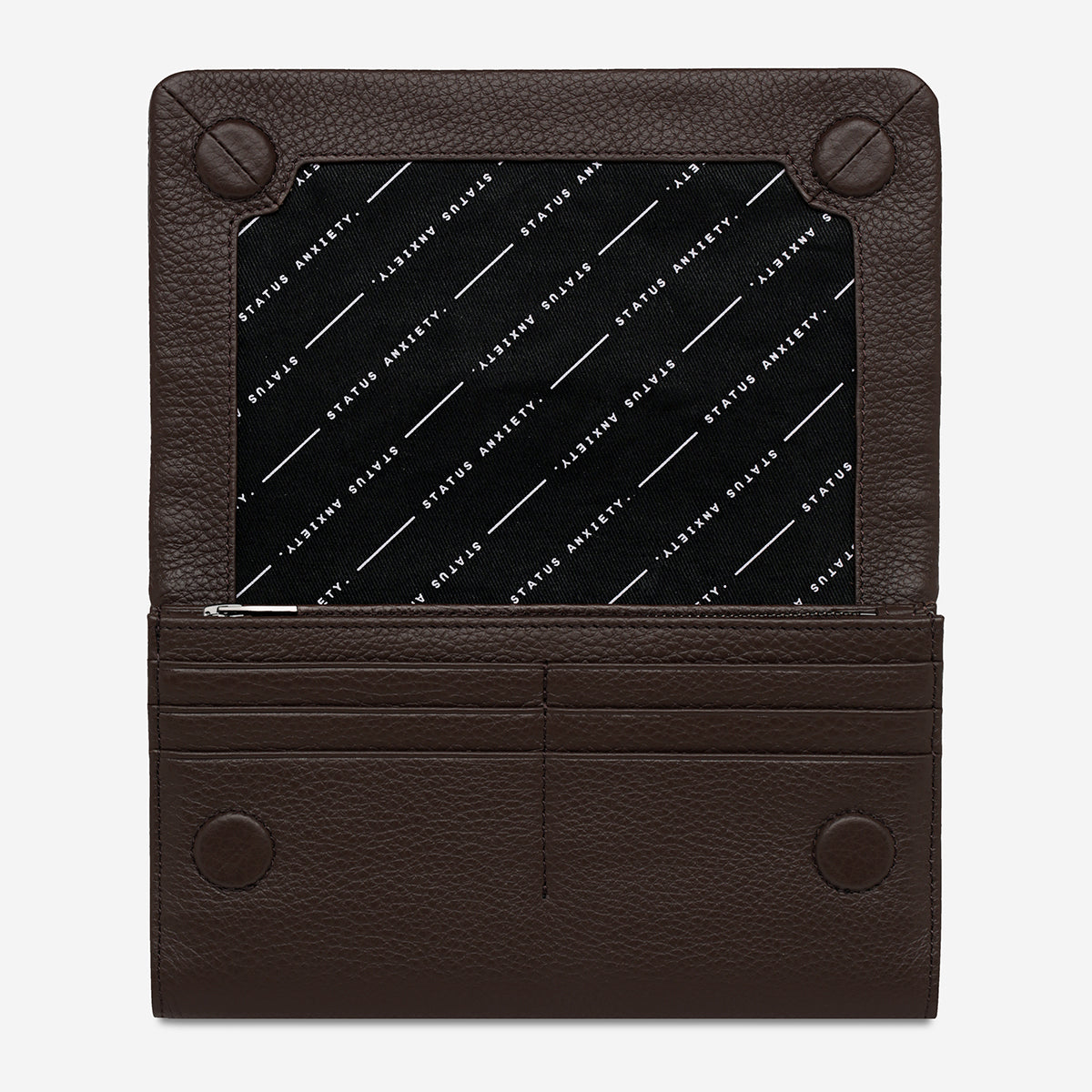 Status Anxiety Remnant Women's Leather Wallet Cocoa