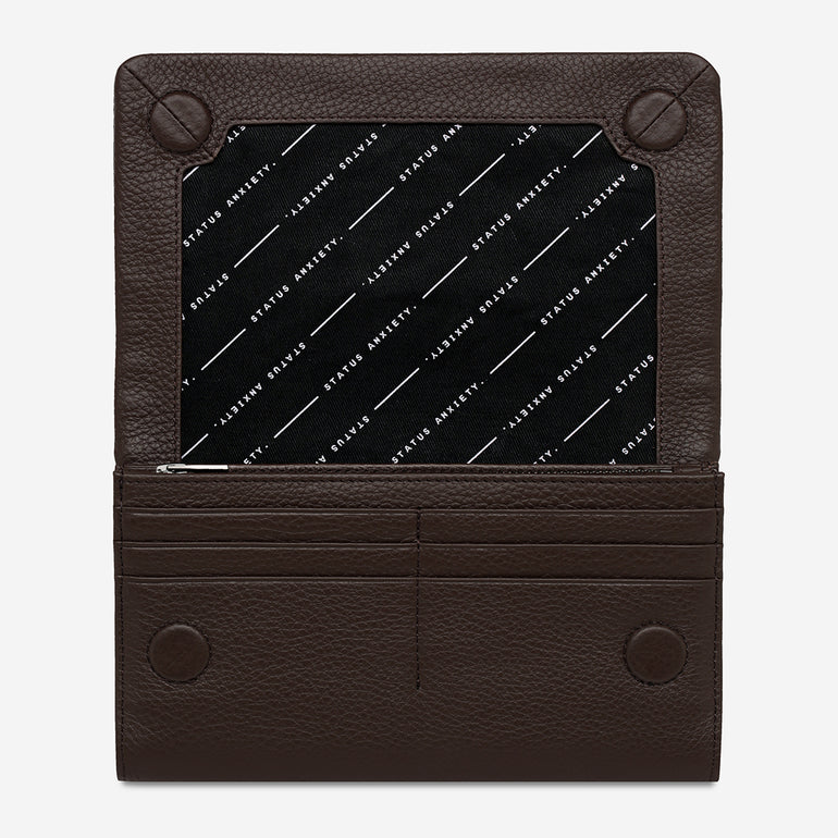 Status Anxiety Remnant Women's Leather Wallet Cocoa