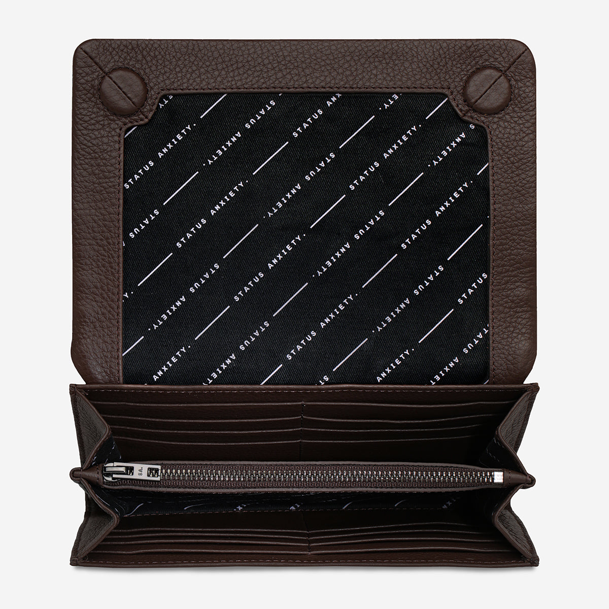 Status Anxiety Remnant Women's Leather Wallet Cocoa