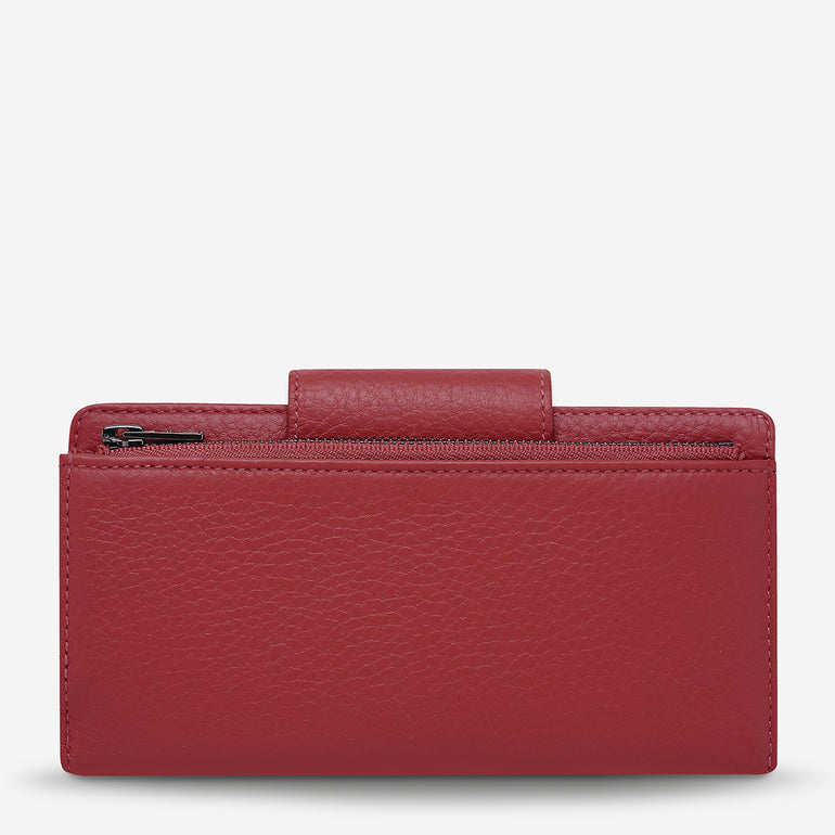Status Anxiety Ruins Women's Leather Wallet Rouge