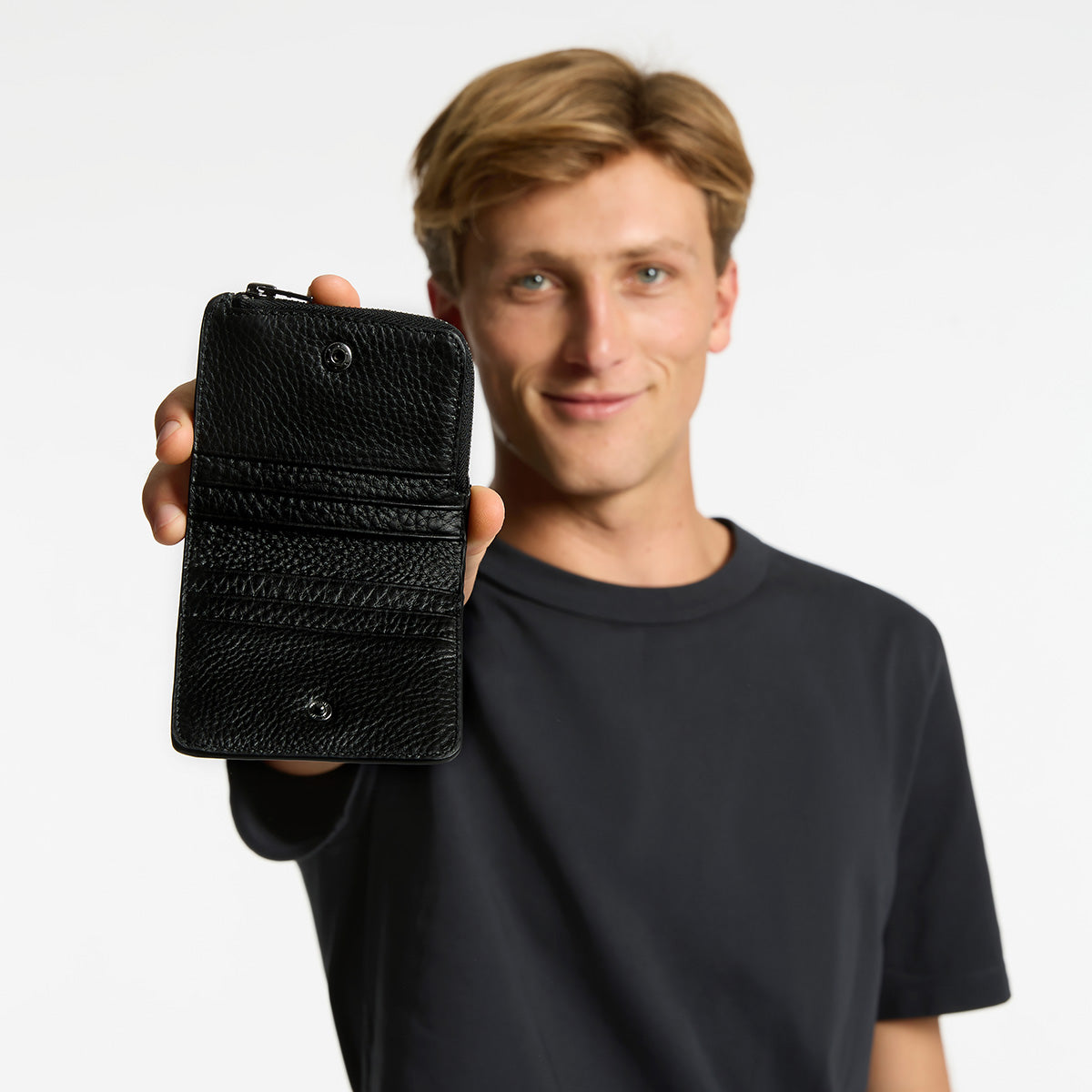 Status Anxiety Sense Of Wonder Men's Leather Wallet Black