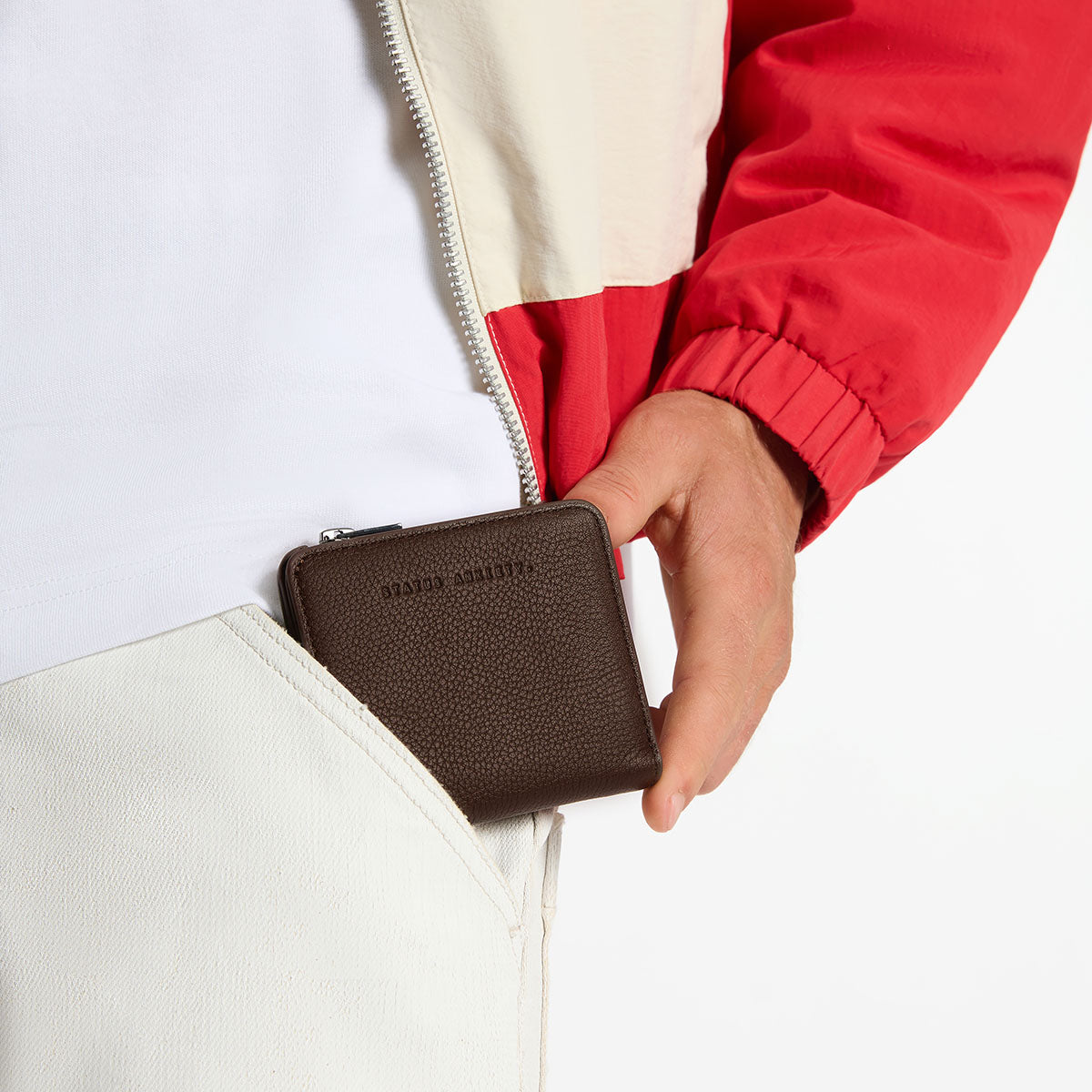 Status Anxiety Sense Of Wonder Men's Leather Wallet Cocoa