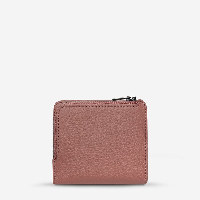 Status Anxiety Sense Of Wonder Women's Leather Wallet Dusty Rose
