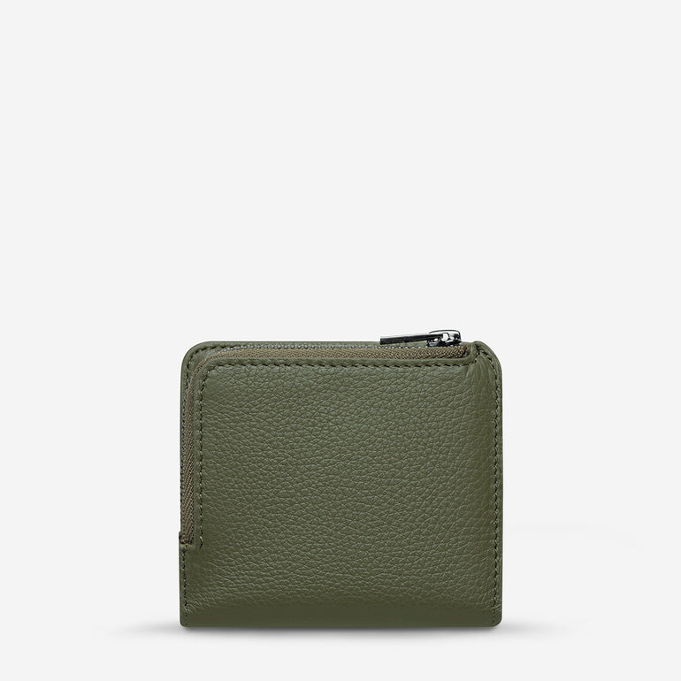 Status Anxiety Sense Of Wonder Women's Leather Wallet Khaki