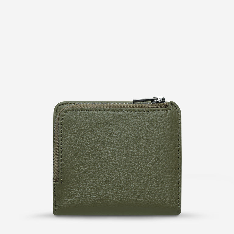 Status Anxiety Sense Of Wonder Women's Leather Wallet Khaki