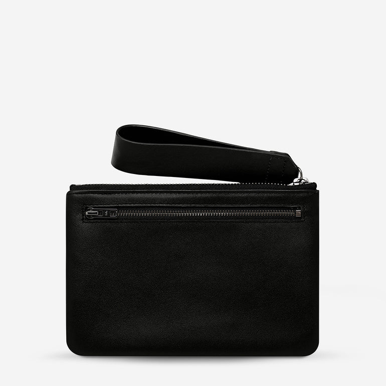 Status Anxiety Take Your Chances Women's Leather Pouch Black Nappa