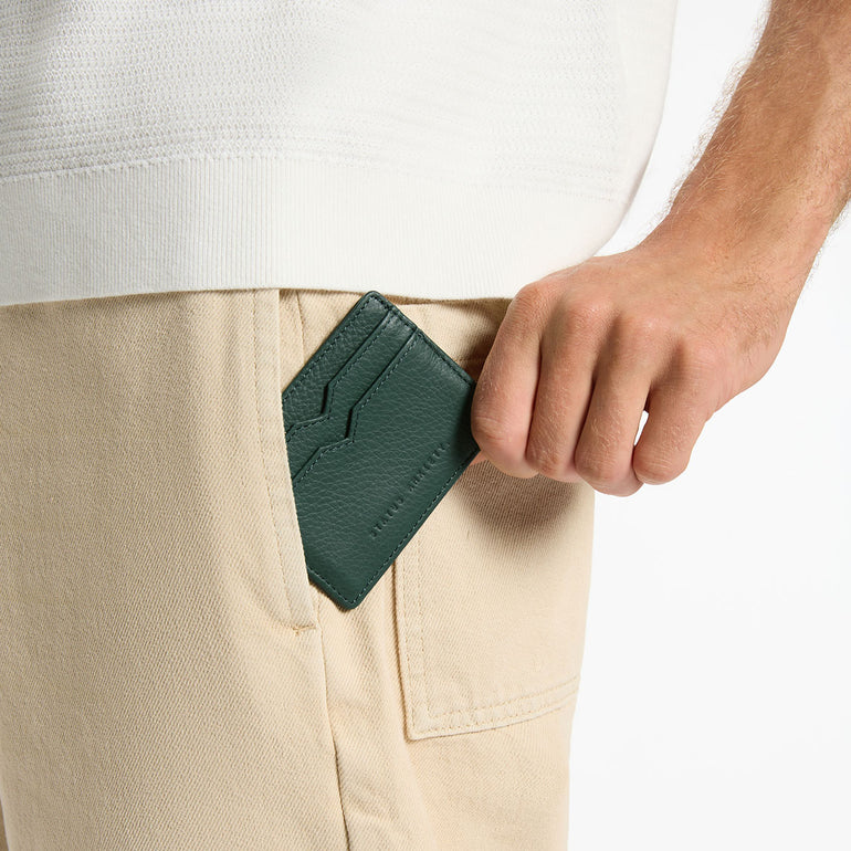 Status Anxiety Together For Now Leather Card Wallet Teal