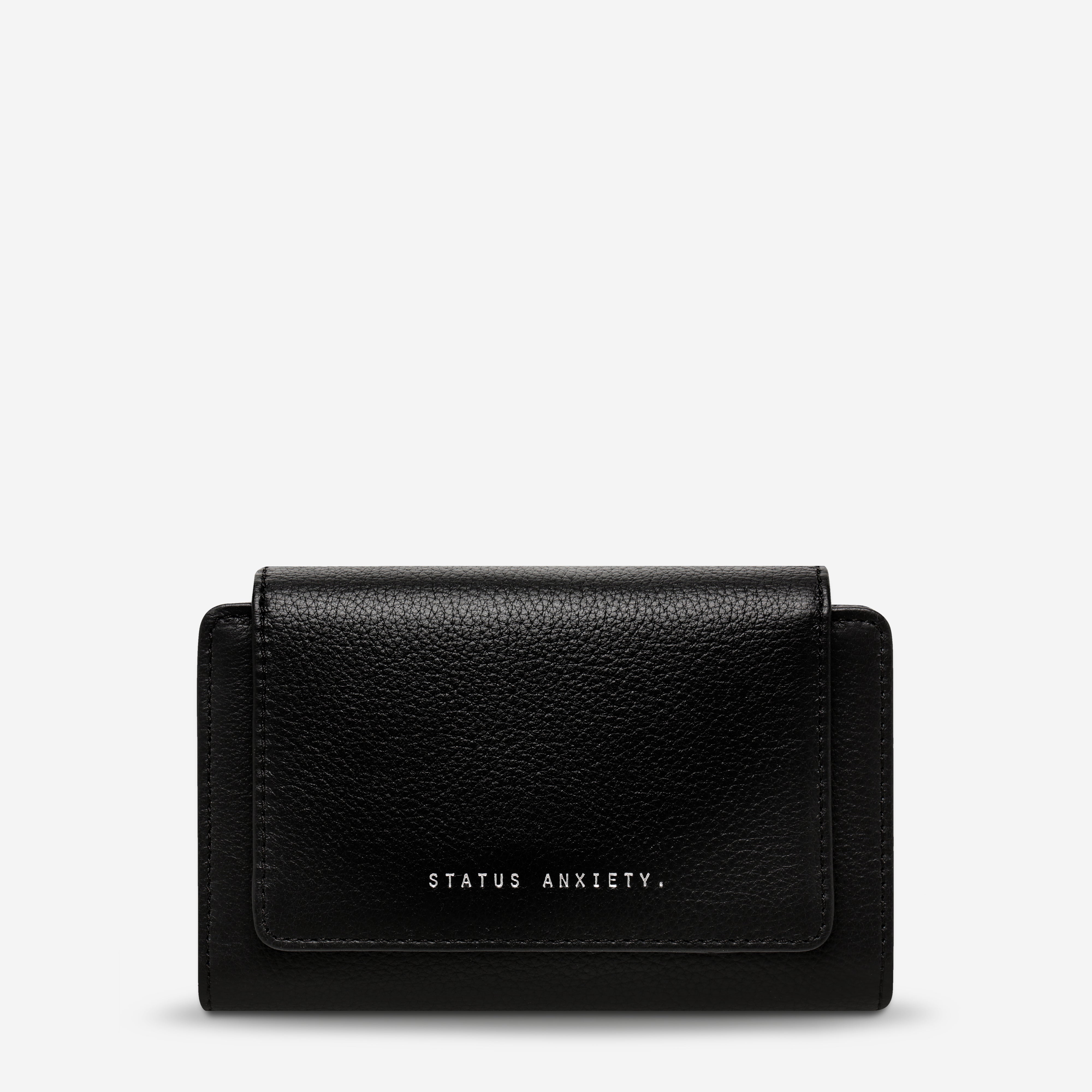 Status Anxiety Visions Women's Leather Wallet Black