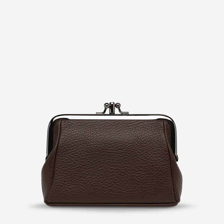 Status Anxiety Women's Leather Wallet Volatile Cocoa