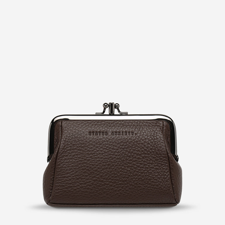Status Anxiety Women's Leather Wallet Volatile Cocoa