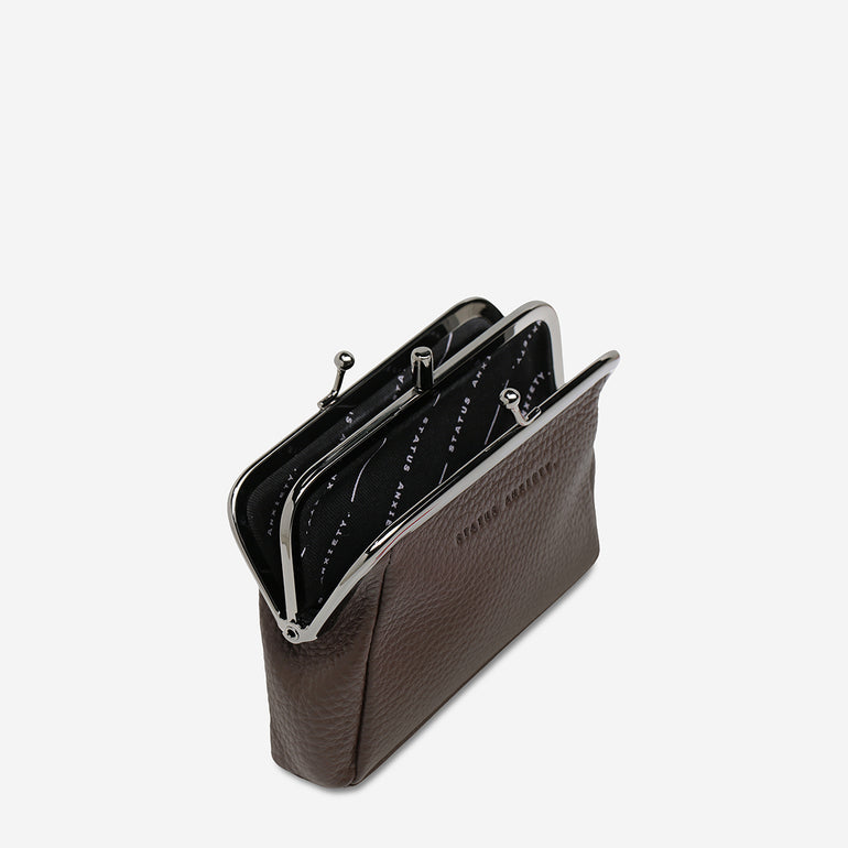 Status Anxiety Women's Leather Wallet Volatile Cocoa