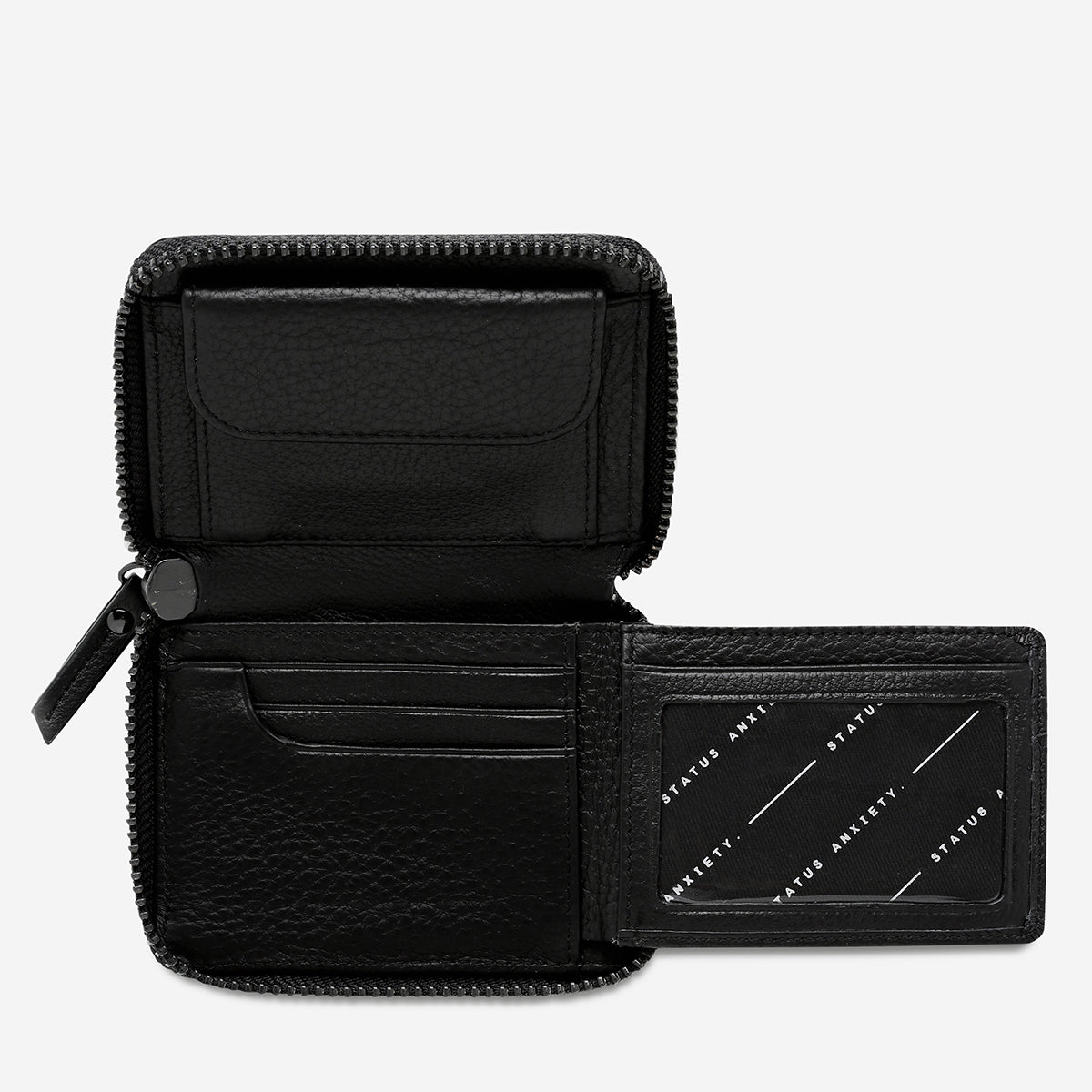 Status Anxiety Wayward Women's Leather Wallet Black