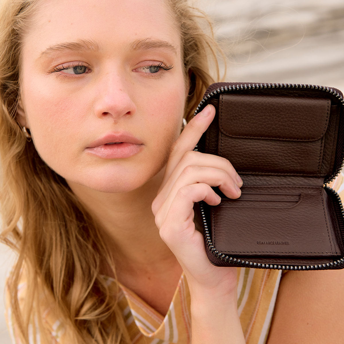 Status Anxiety Wayward Women's Leather Wallet Cocoa