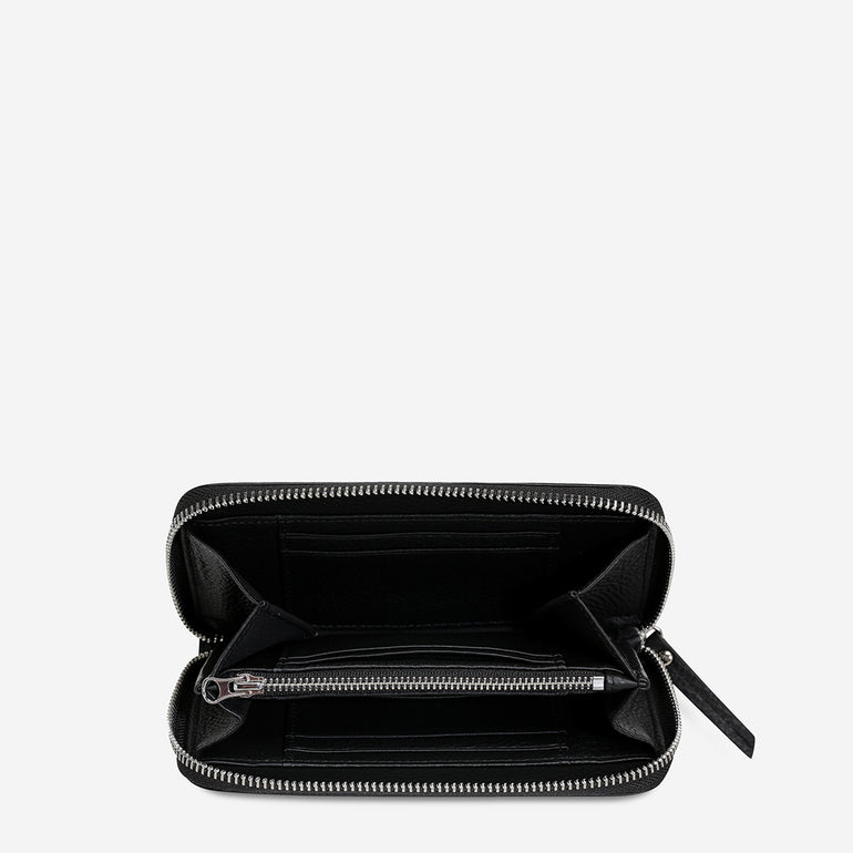Status Anxiety Yet To Come Leather Wallet Black
