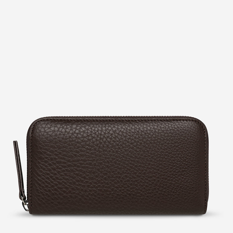 Status Anxiety Yet To Come Leather Wallet Cocoa
