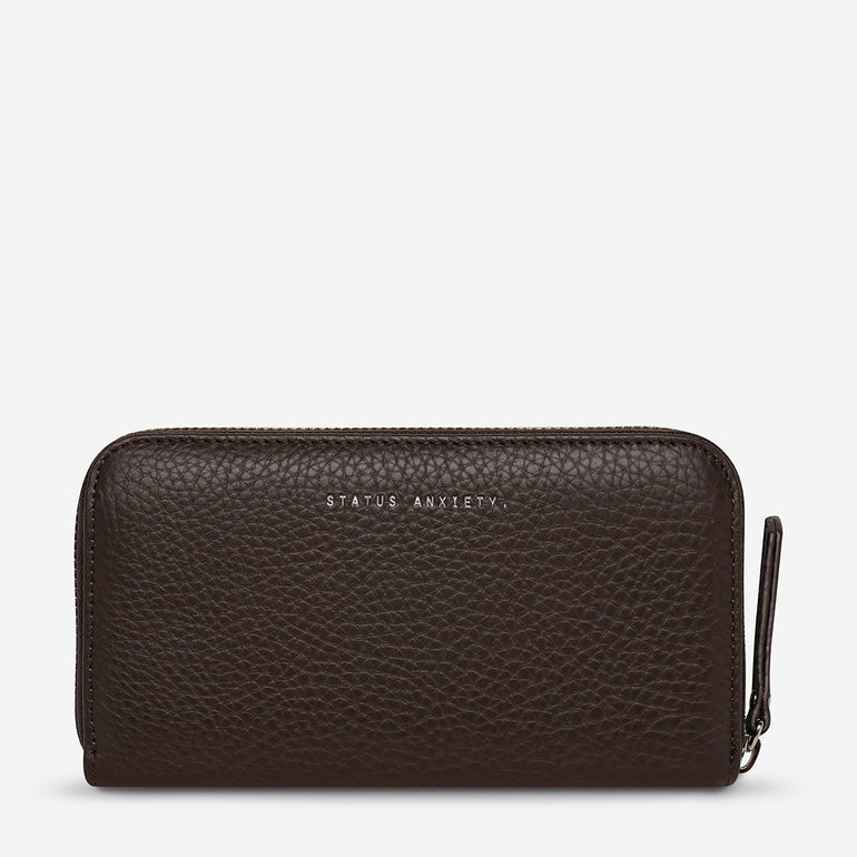 Status Anxiety Yet To Come Leather Wallet Cocoa