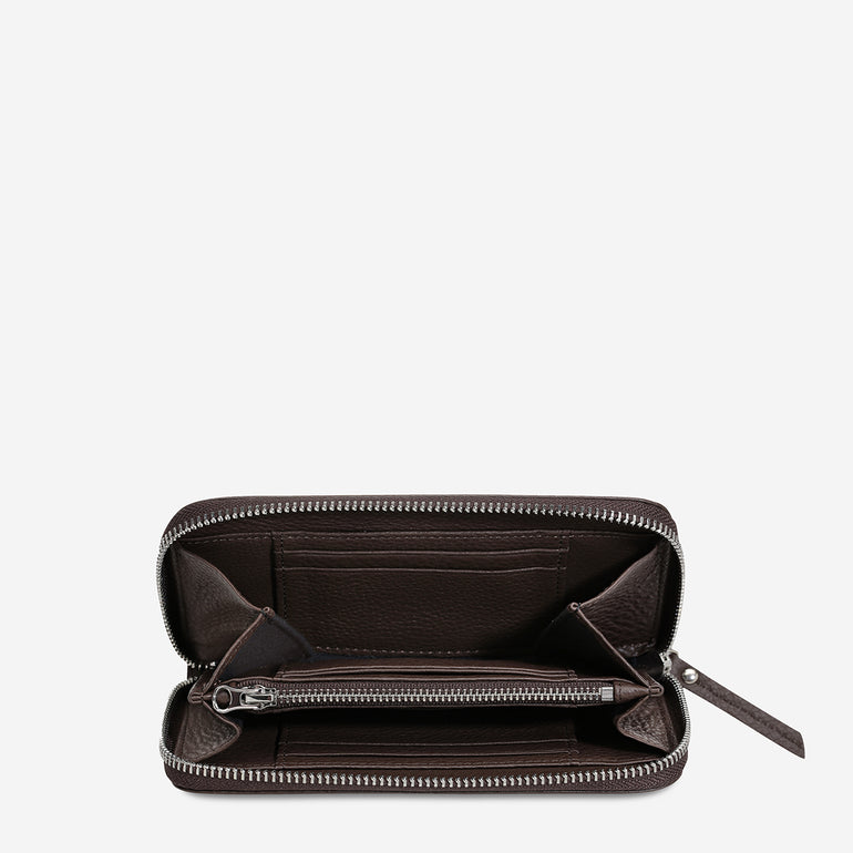 Status Anxiety Yet To Come Leather Wallet Cocoa