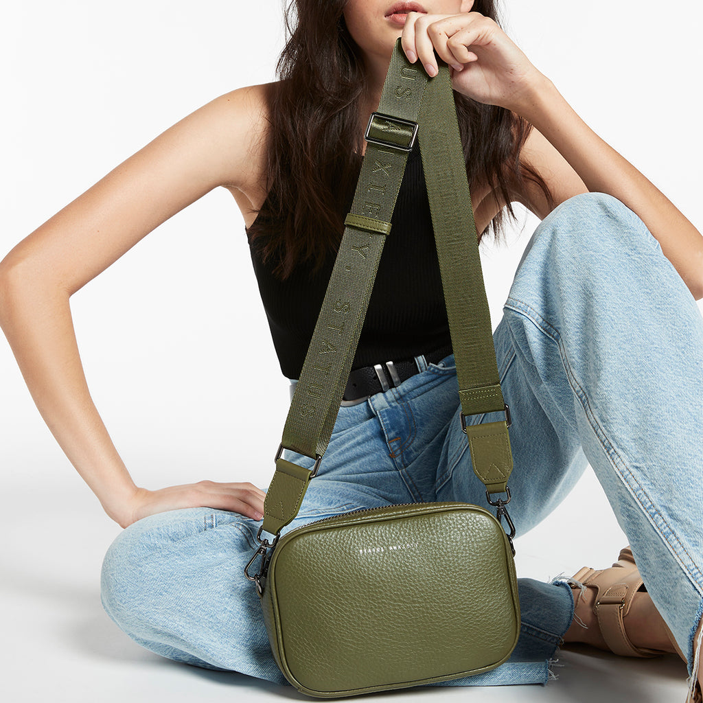 Webbed Status Medium Khaki Webbed Strap | Status Anxiety®