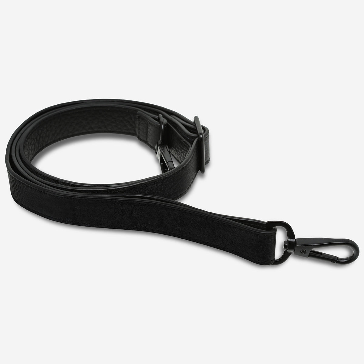 Status Anxiety Risking All Leather Strap Black