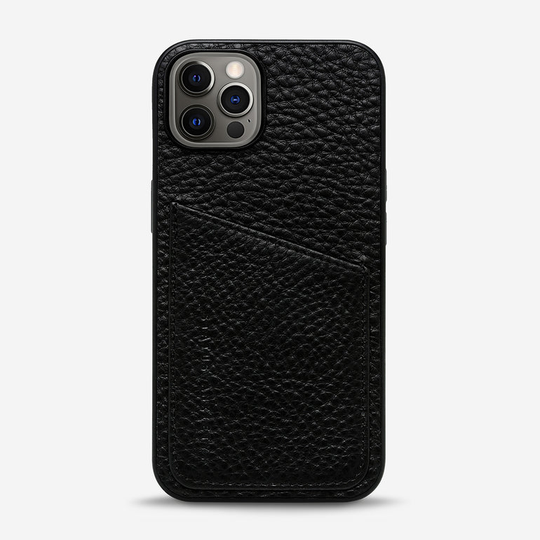 Status Anxiety Who's Who Leather iPhone Cases Black
