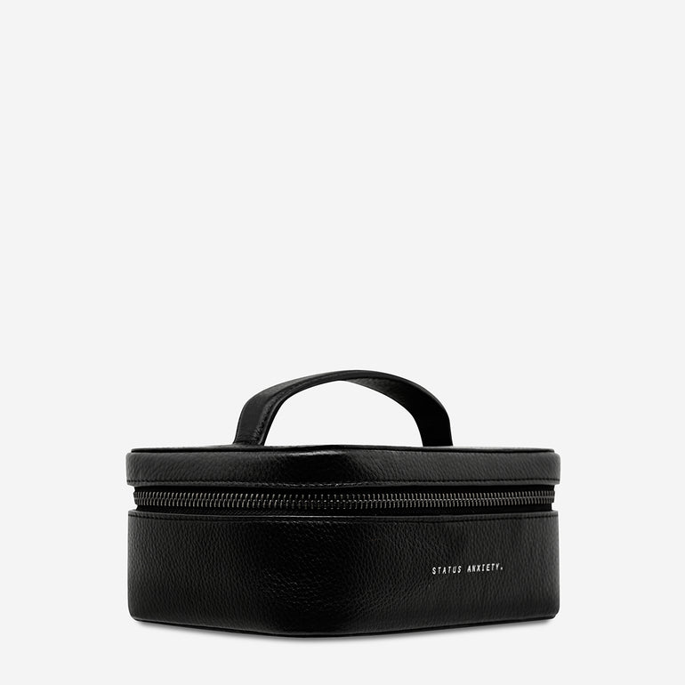 Status Anxiety Shining Armour Leather Case Black