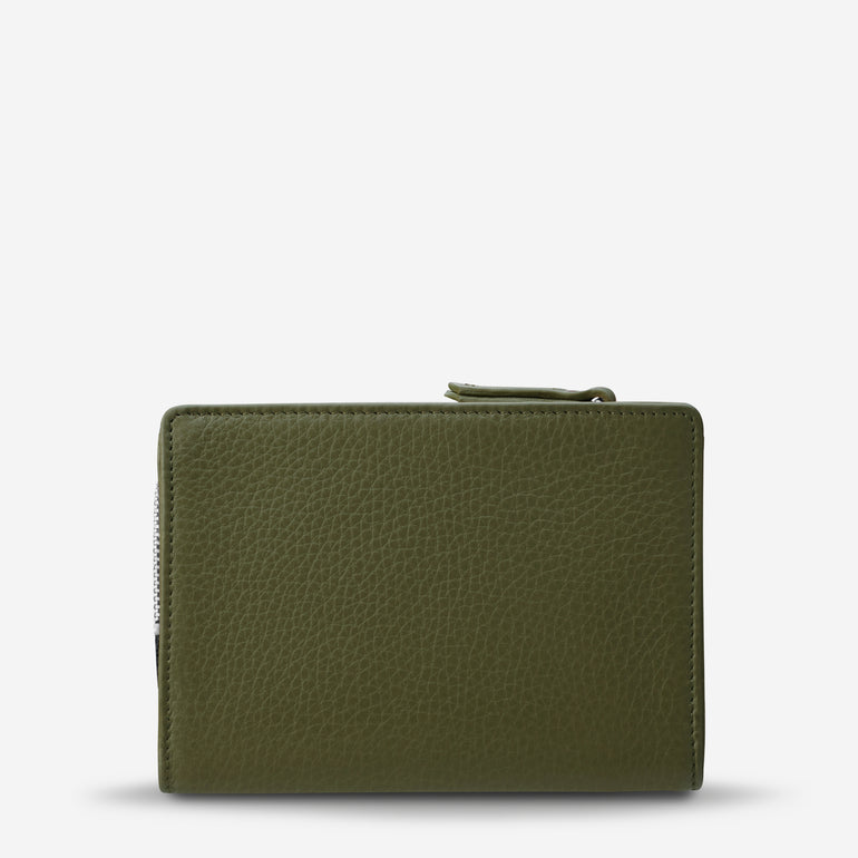 Status Anxiety Insurgency Women's Leather Wallet Khaki